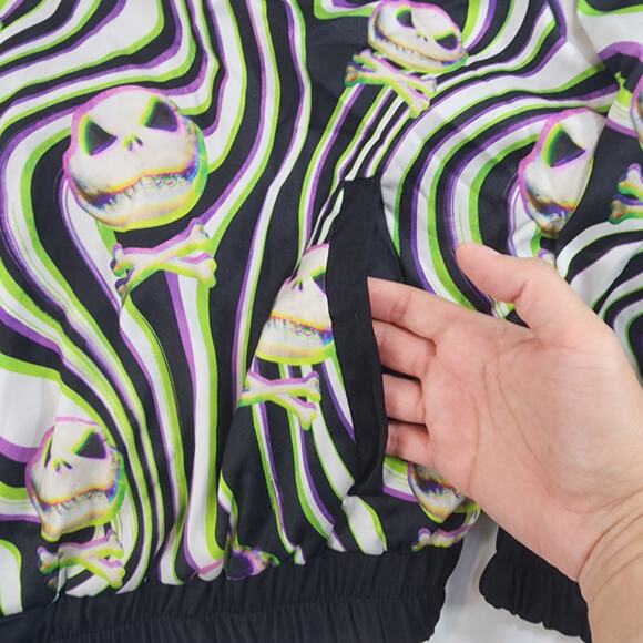 Disney Jack Skellington All Over Print Jacket(XL) and Pant(M) Set - Picture 5 of 13